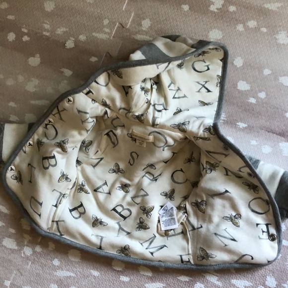 Burt’s bees reversible baby hoodie. New - Picture 4 of 4